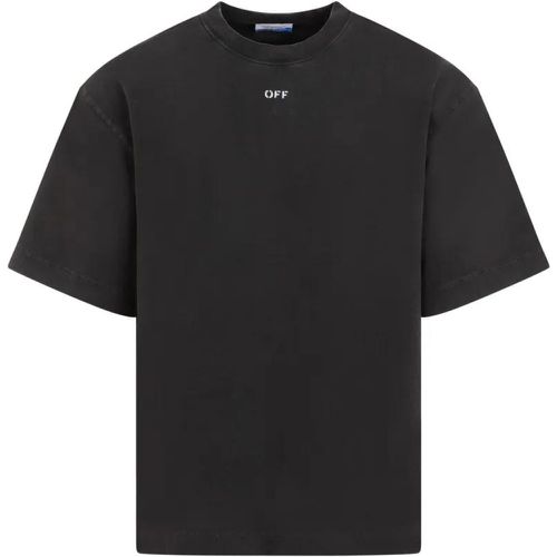 Black Cotton Matthew Skate T-Shirt - Größe L - Off-White - Modalova