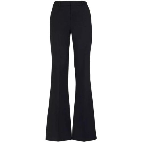 Wool Flared Trousers - Größe 38 - black - Balmain - Modalova