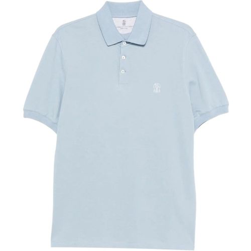 T-Shirts And Polos Clear Blue - Größe XXL - BRUNELLO CUCINELLI - Modalova
