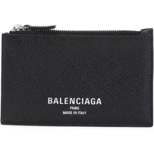 Portemonnaies - Black Calf Leather L Credit Card - Gr. unisize - in - für Damen - Balenciaga - Modalova