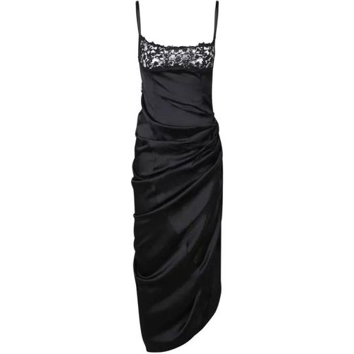 Long Asymmetric Lingerie Dress - Größe 34 - black - Jacquemus - Modalova