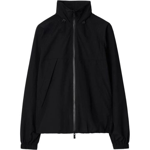 Jacket With Logo - Größe L - schwarz - Burberry - Modalova