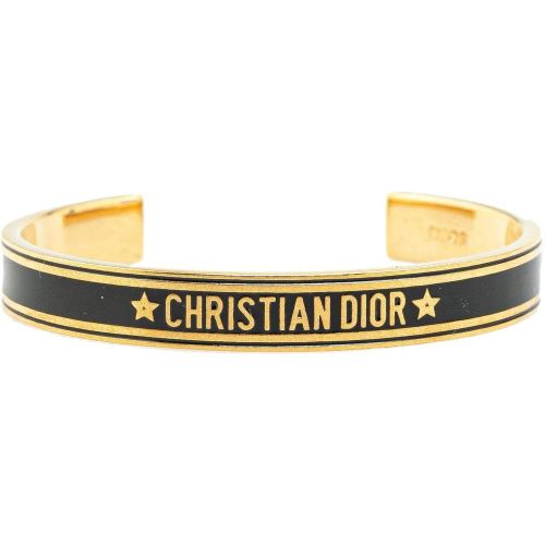 Armband - Enamel Code Cuff Bracelet - Gr. ONE SIZE - in Schwarz - für Damen - Christian Dior - Modalova