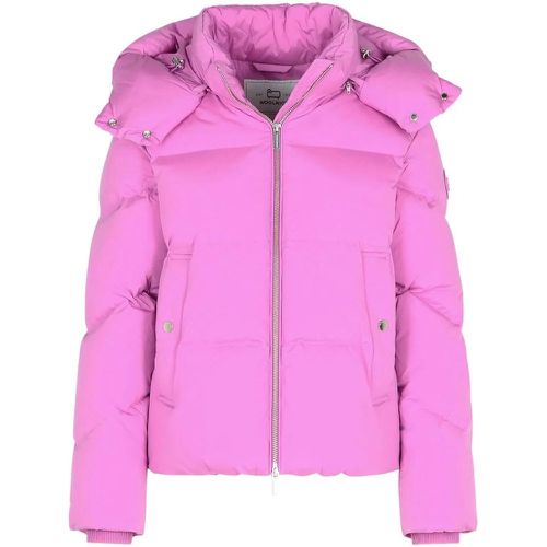 Alsea' Fuchsia Polyamide Down Jacket - Größe M - Woolrich - Modalova