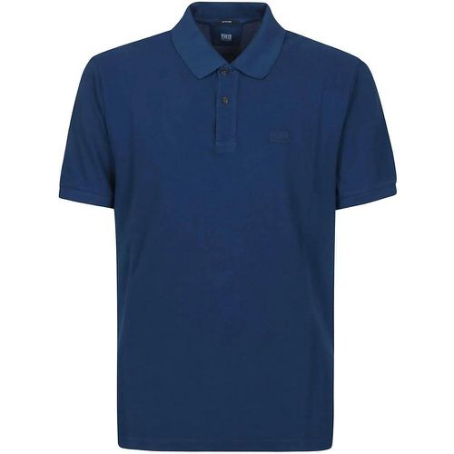 Piquet Resist Dyed Short Sleeve Polo Shirt Bl - Größe M - CP Company - Modalova