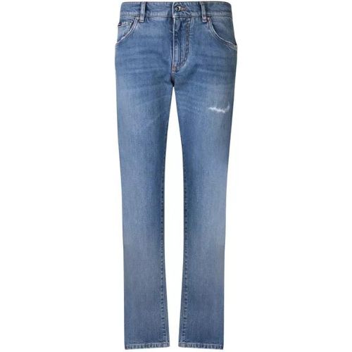 Blue Slim Jeans - Größe 44 - blue - Dolce&Gabbana - Modalova