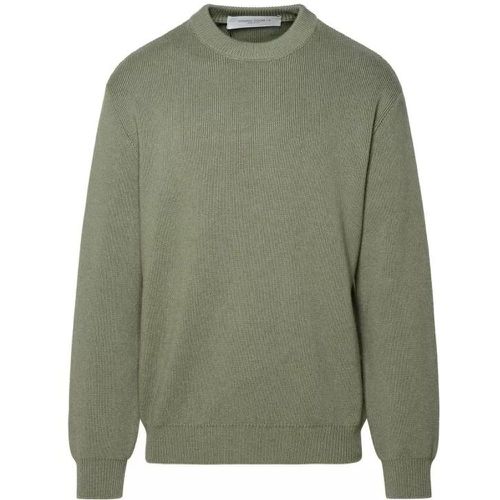 Green Cotton Blend Sweater - Größe M - green - Golden Goose - Modalova