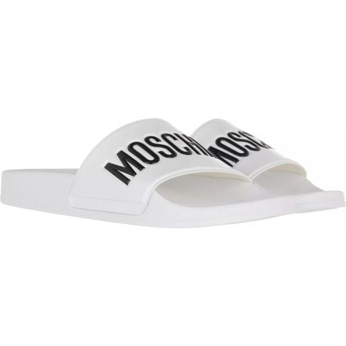 Slipper & Pantoletten - Sabotd Pool25 Pvc Logo - Gr. 39 (EU) - in - für Damen - Moschino - Modalova