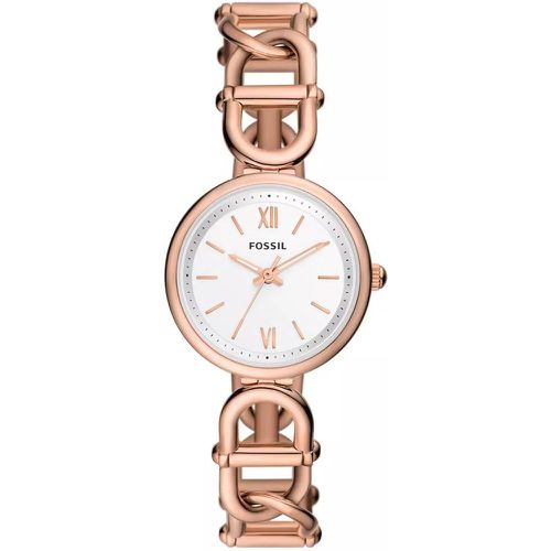 Uhr - Carlie Three-Hand Stainless Steel Watch - Gr. unisize - in - für Damen - Fossil - Modalova