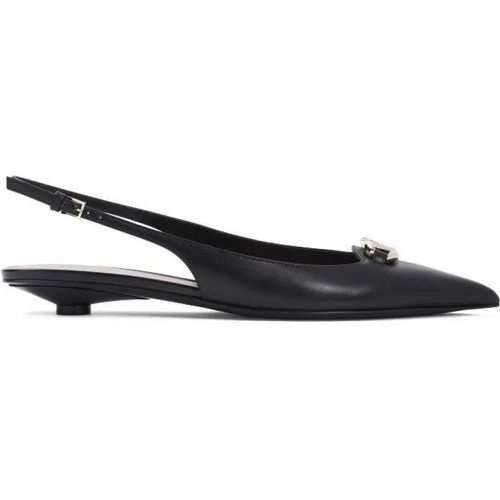 Pumps & High Heels - Black Leather Ballerina - Gr. 36 (EU) - in - für Damen - Valentino - Modalova