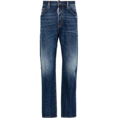 Mid-Rise Straight-Leg Jeans - Größe 48 - Dsquared2 - Modalova