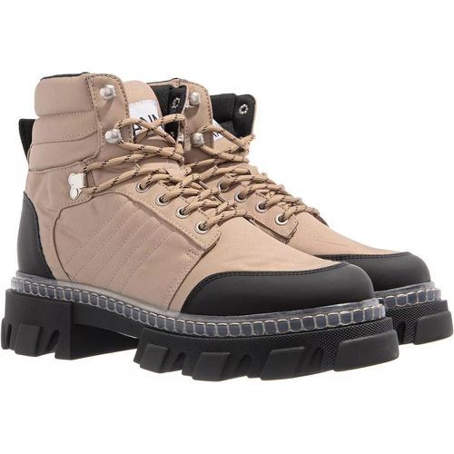 Boots & Stiefeletten - Cleated Lace Up Hiking Boot - Gr. 37 (EU) - in - für Damen - Ganni - Modalova
