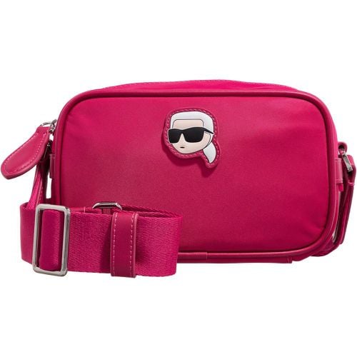 Crossbody Bags - K/Ikonik 2.0 Nylon Camera Bag - Gr. unisize - in Rosa - für Damen - Karl Lagerfeld - Modalova