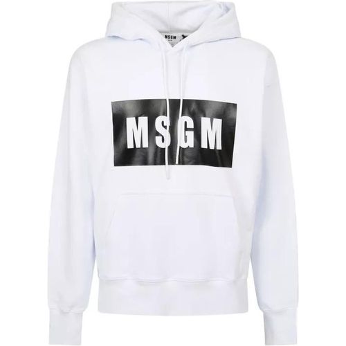 Cotton Sweatshirt - Größe S - white - MSGM - Modalova