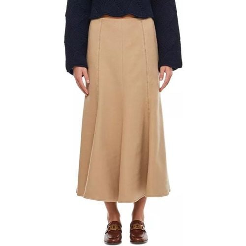 Silk Pleated Midi Skirt - Größe 42 - Gabriela Hearst - Modalova