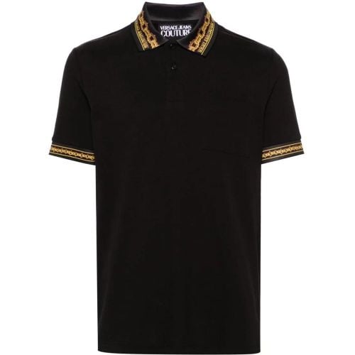 Cotton Polo Shirt - Größe M - Versace Jeans Couture - Modalova