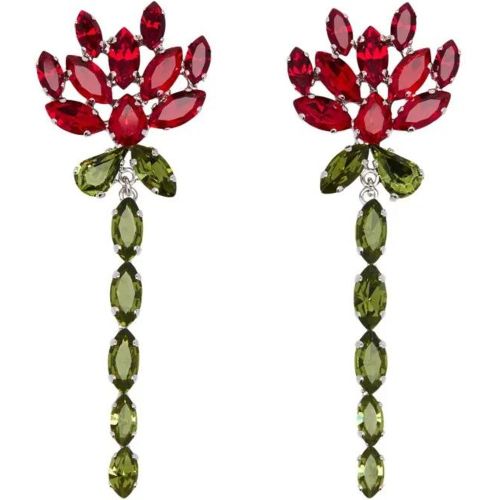 Ohrringe - Crystal Carnation Drip Earrings - Gr. unisize - in Mehrfarbig - für Damen - Simone Rocha - Modalova