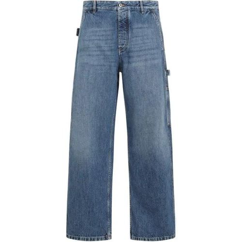 Cargo Mid Blue Denim Jeans - Größe 50 - Bottega Veneta - Modalova