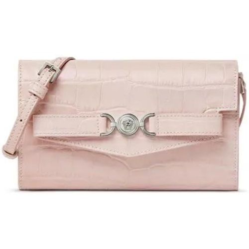 Shopper - Medusa Bag '95 Croc-Effect Pink - Gr. unisize - in Gold - für Damen - Versace - Modalova