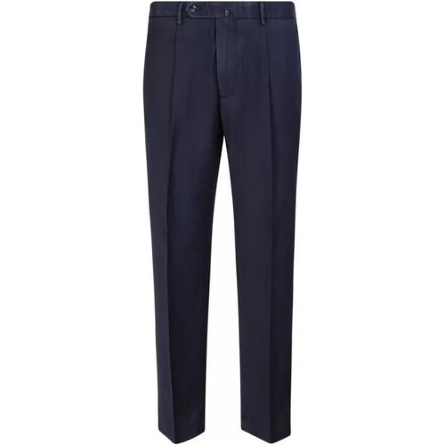 Blue Wool Trousers - Größe 48 - blue - Dell'oglio - Modalova
