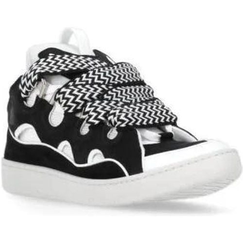 Low-Top Sneaker - Black Leather Curb Sneakers - Gr. 43 (EU) - in - für Damen - Lanvin - Modalova