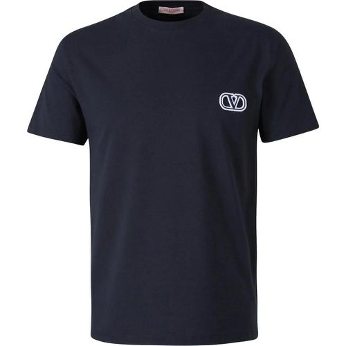 Cotton Logo T-shirt - Größe L - Valentino - Modalova