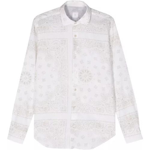 Paisley-Print Button-Up Shirt - Größe 40 - Eleventy - Modalova