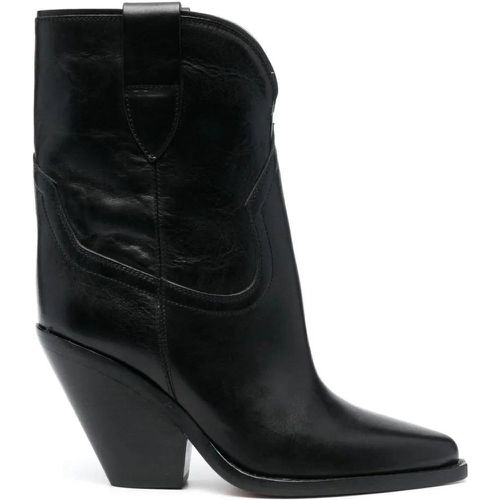 Boots & Stiefeletten - Leyane 90Mm Leather Boots - Gr. 38 (EU) - in - für Damen - Isabel marant - Modalova