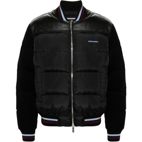 Mixed Puffer Bomber - Größe 50 - Dsquared2 - Modalova