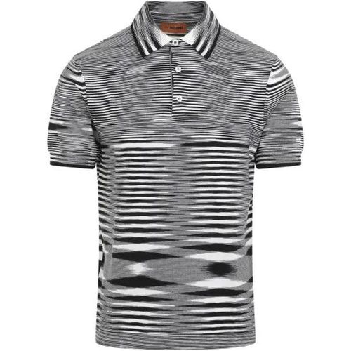 Ss Black White Cotton Polo - Größe 52 - Missoni - Modalova