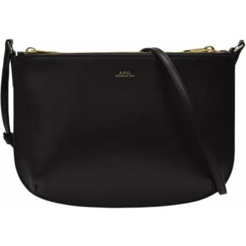 Shopper - Sarah Bag In Black Leather - Gr. unisize - in - für Damen - A.P.C. - Modalova