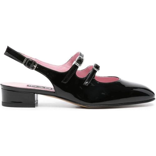 Sandalen - Black Mary Jane Pêche Sandals - Gr. 38 (EU) - in - für Damen - Carel Paris - Modalova