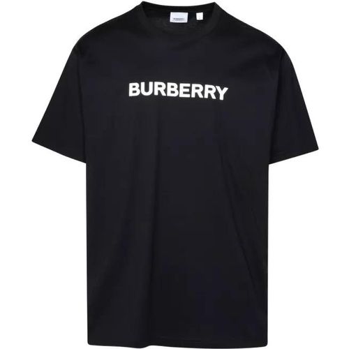 Black Cotton T-Shirt - Größe M - black - Burberry - Modalova