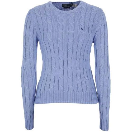 Sky Blue Cotton Sweater - Größe M - blue - Polo Ralph Lauren - Modalova