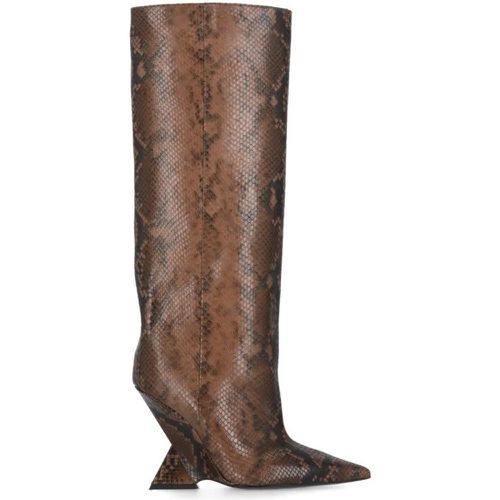 Boots & Stiefeletten - Brown Leather Boots - Gr. 38 (EU) - in - für Damen - The Attico - Modalova