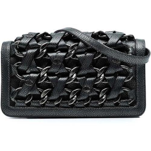 Hobo Bags - CC Metallic Caviar Interlaced Chain Clutch on Stra - Gr. unisize - in - für Damen - Chanel - Modalova