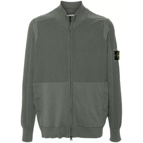 Compasse-Badge Knitted Cardigan - Größe XXL - Stone Island - Modalova