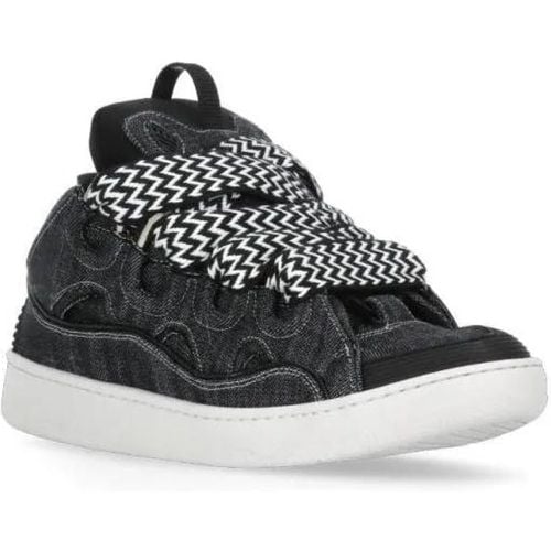 Sneakers - Black Denim Sneakers - Gr. 42 (EU) - in - für Damen - Lanvin - Modalova