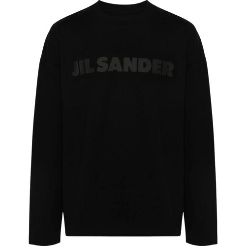 Longsleeve mit Logo-Print - Größe L - Jil Sander - Modalova