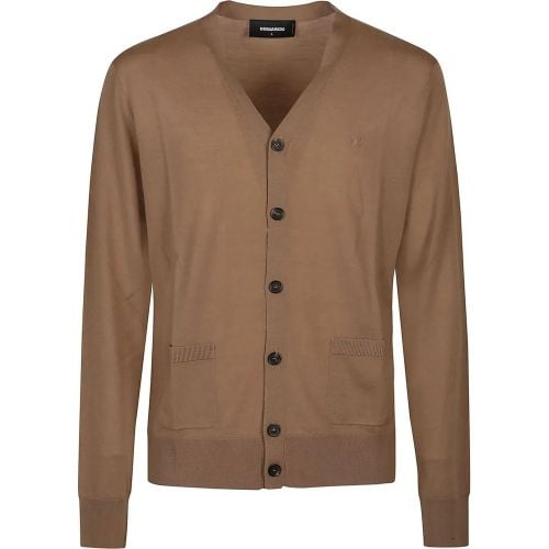 Cardigan Brown - Größe L - Dsquared2 - Modalova