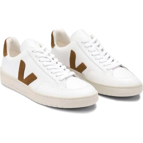 Sneaker - V-12 Sneakers Wit Xd0202322 Extra-white_camel - Gr. 45 (EU) - in - für Damen - Veja - Modalova