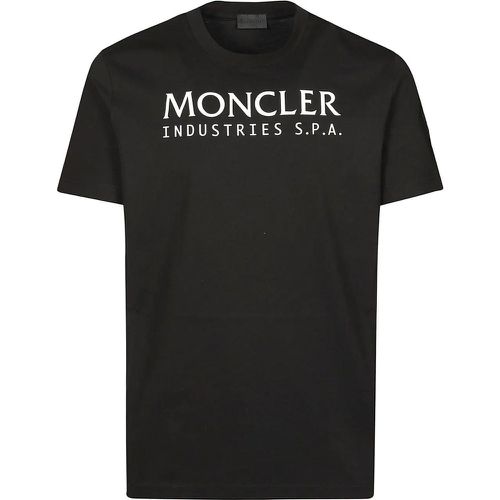 Logo T-shirt Black - Größe S - Moncler - Modalova