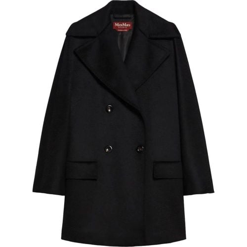 Coats Black - Größe 42 - Max Mara - Modalova