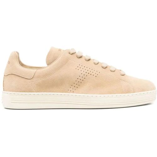 Low-Top Sneaker - Sand Suede Sneakers - Gr. 6_5 - in - für Damen - Tom Ford - Modalova