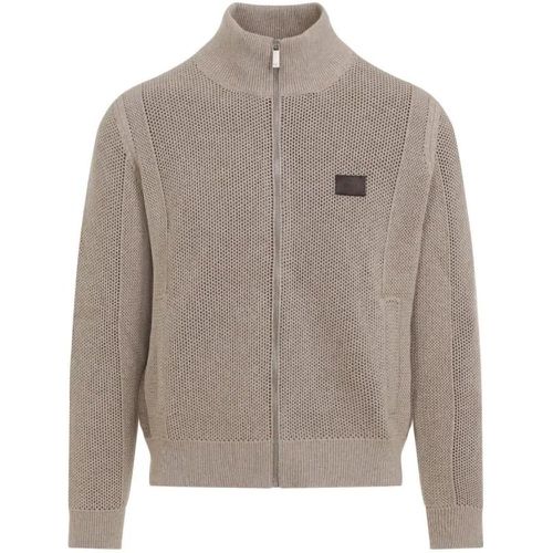 Fluffy Zipped Cardigan - Größe M - Berluti - Modalova