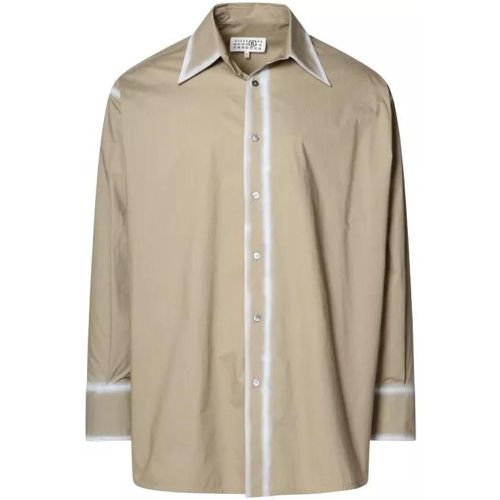 Mud Cotton Shirt - Größe 46 - multi - MM6 Maison Margiela - Modalova