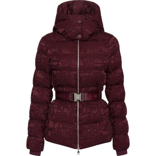 Coats Bordeaux Red - Größe 46 - Elisabetta Franchi - Modalova