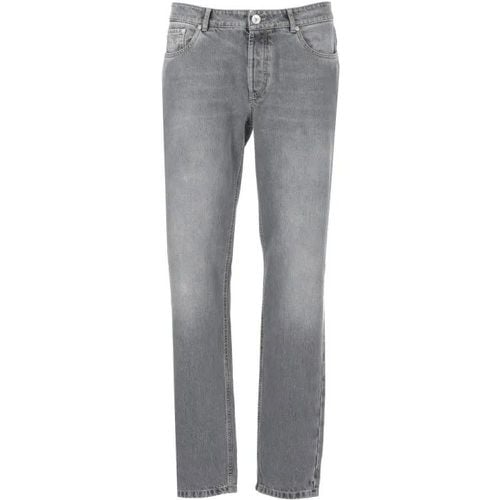 Grey Cotton Jeans - Größe 52 - BRUNELLO CUCINELLI - Modalova