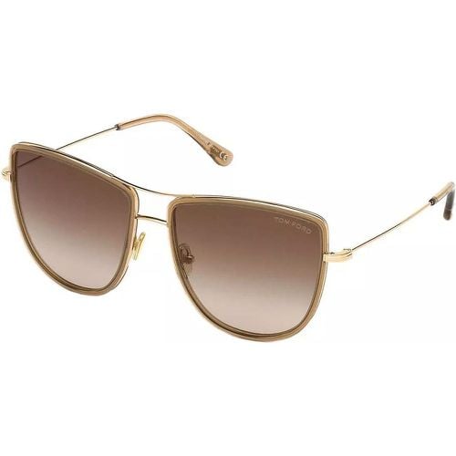 Sonnenbrille - Women Metal Sunglasses FT0759 - Gr. unisize - in Mehrfarbig - für Damen - Tom Ford - Modalova