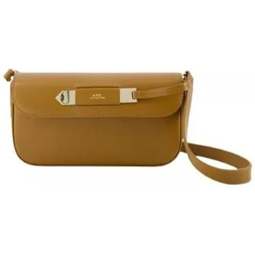 Shopper - Charlotte Hobo Bag - Leather - Brown - Gr. unisize - in - für Damen - A.P.C. - Modalova